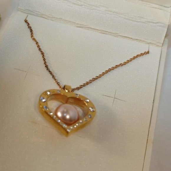 MISAKI NECKLACE Heart Shaped -NEW- Box Shipping with Tracking! - Picture 8 of 14